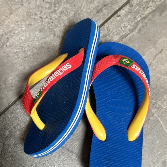 Havaianas Blue and Res classic flip flop - 13C/1Y - Picture 3 of 4